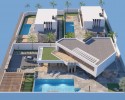 Construction of a new villa with large swimming pool and garage in Ciudad Quesada, Rojales